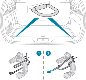 Peugeot 308: Rangement