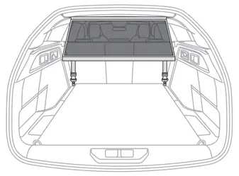 Peugeot 308: Derrière la banquette arrière