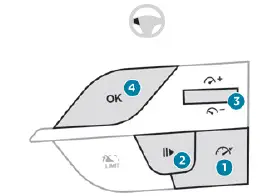 Peugeot 308: Commandes au volant